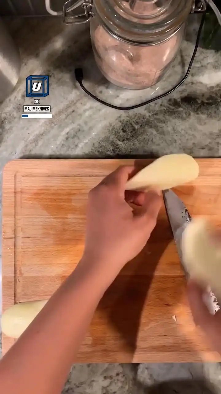 How I cut potatoes 🥔🔪