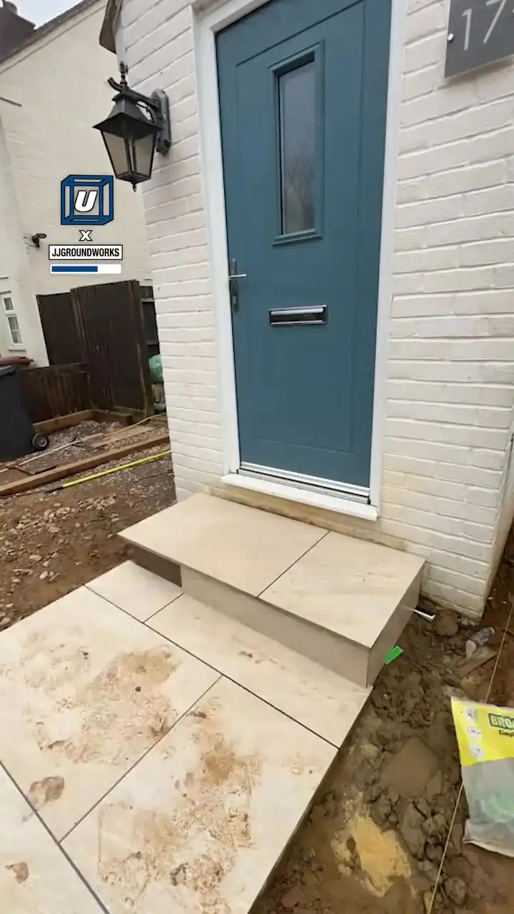 Satisfying door step installation 🤩