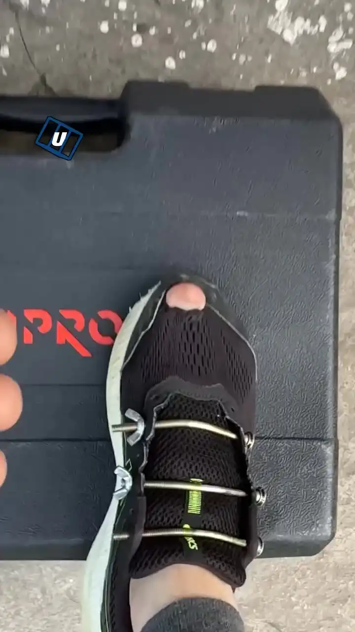 Wing bolts shoe hack 😮🔩