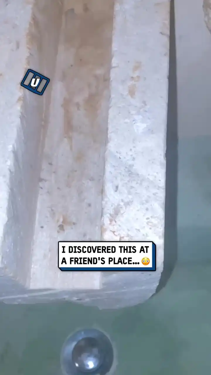 Flintstones sink design 😲💦