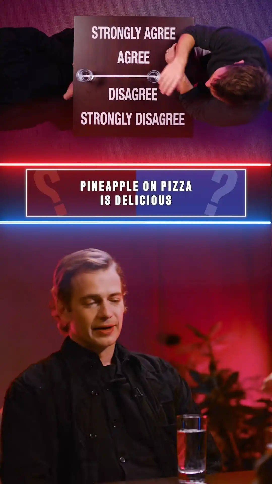Hayden Christiansen & Ewan McGregor debate pinapple on pizza