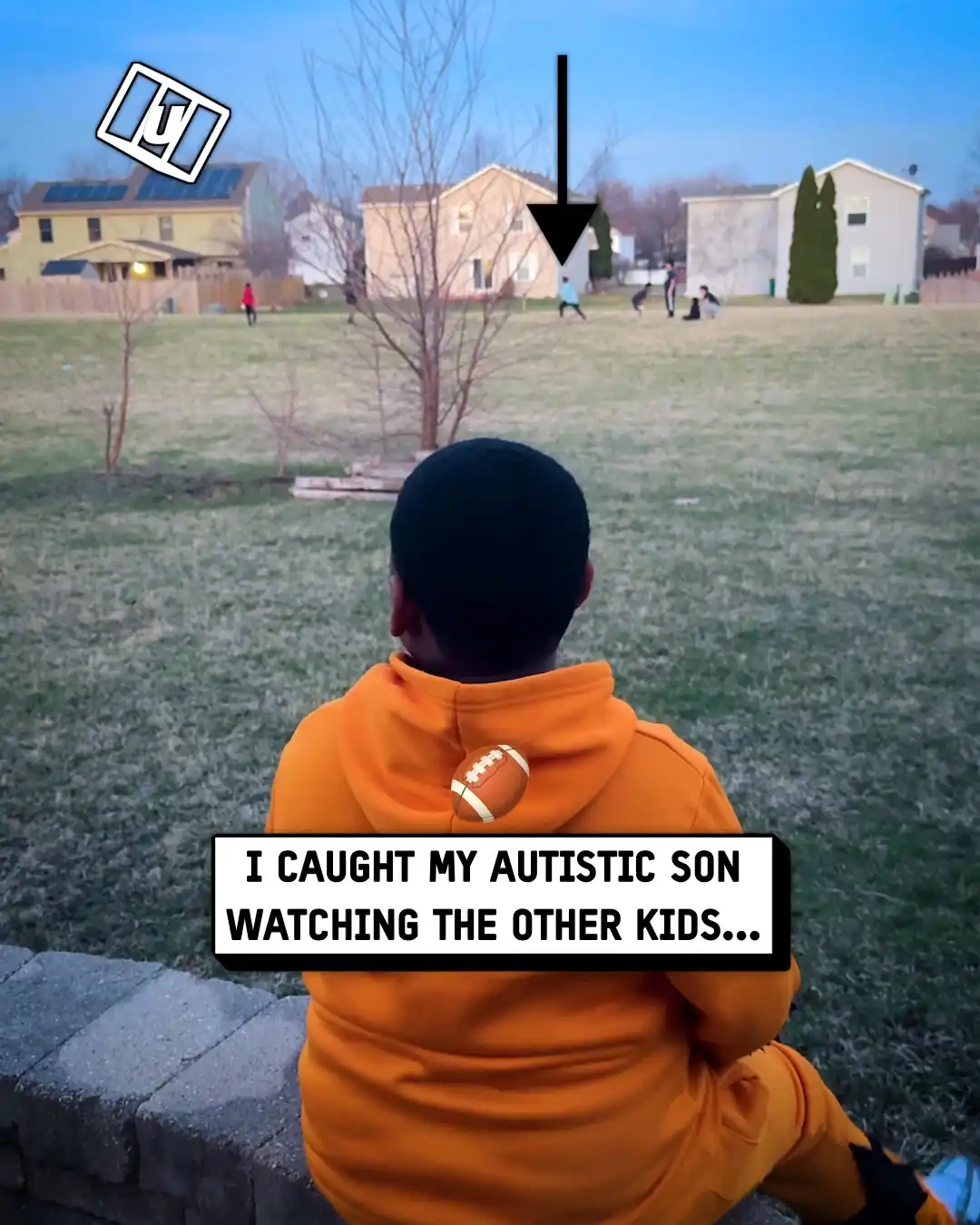 My autistic son wanted to join in with these kids π₯Ή