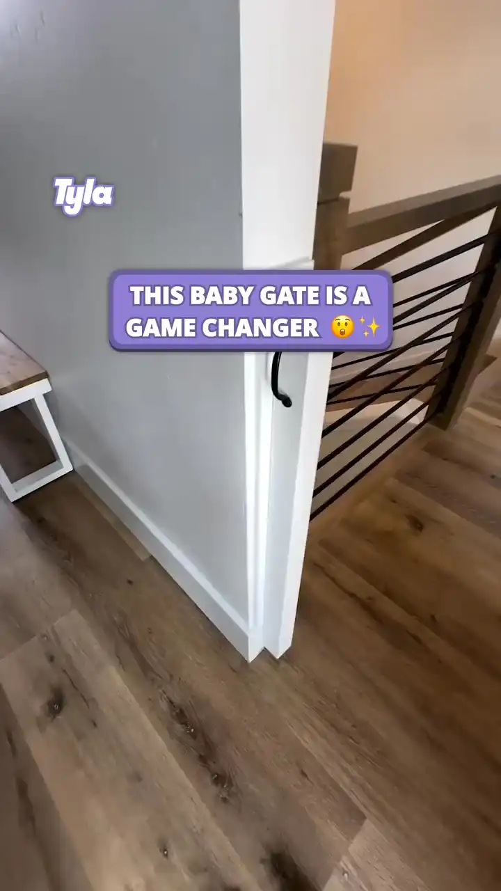 Baby gate is a game changer ✨