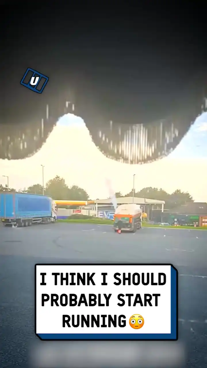 Truck needs to let off some steam 😳💨