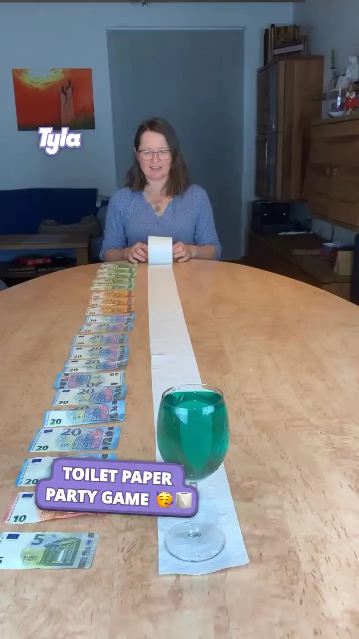 Toilet paper party game 🧻