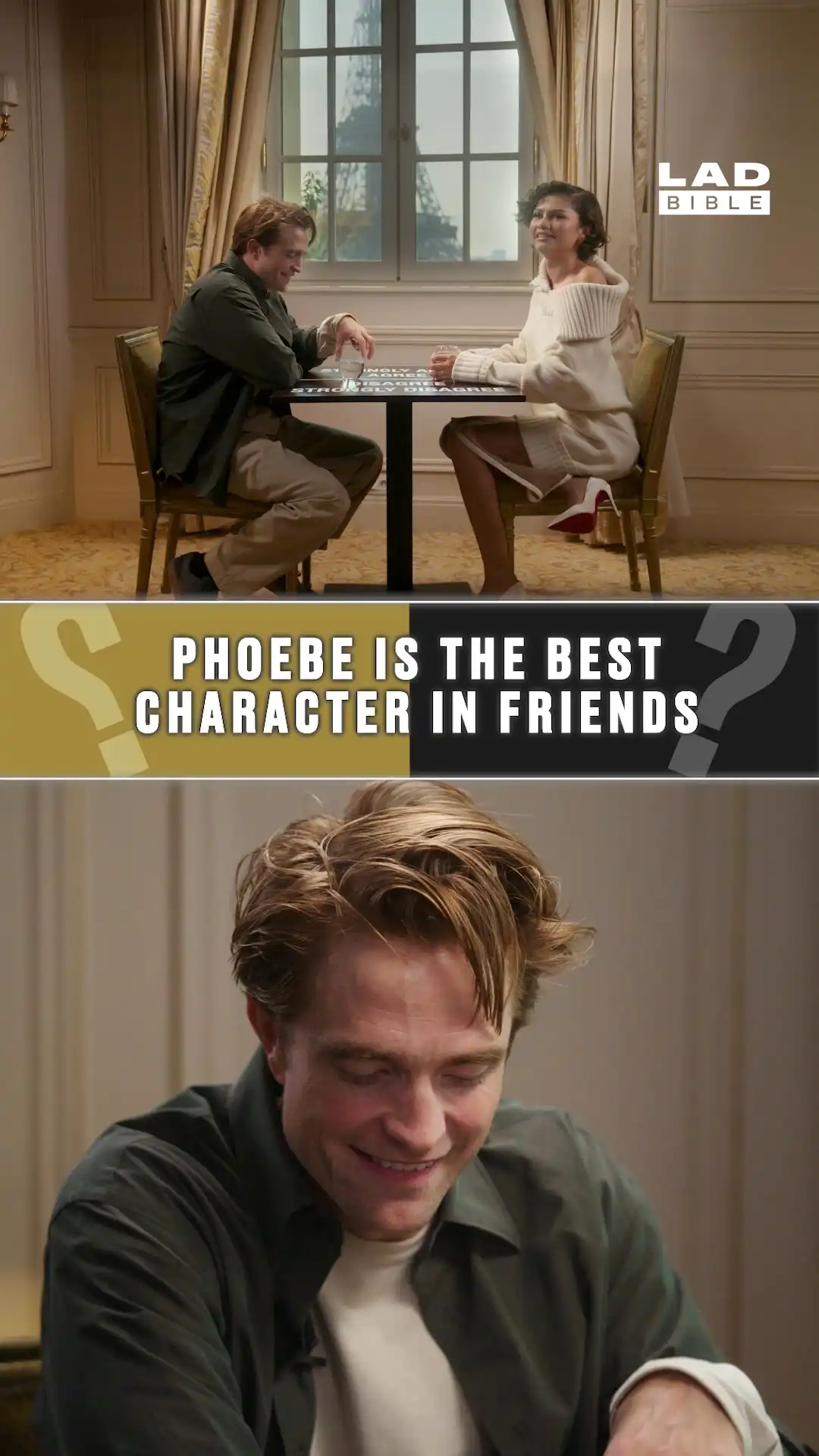 Zendaya & Robert Pattinson talk Friends