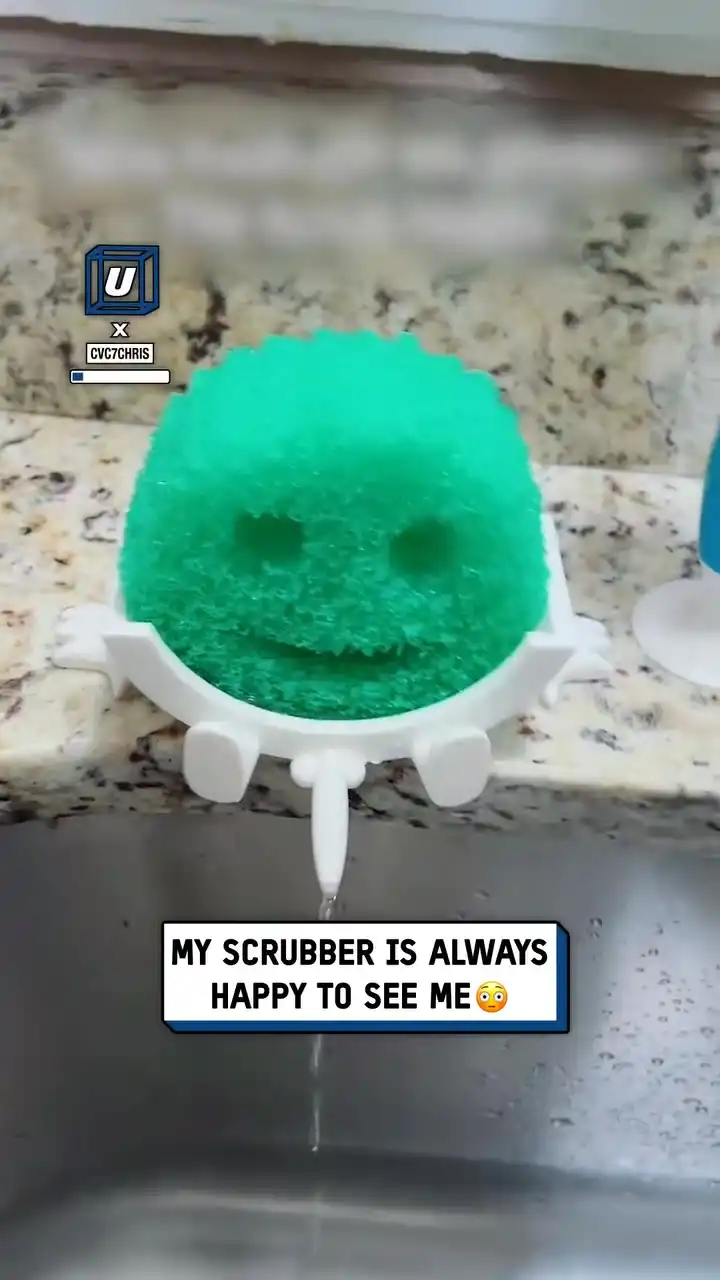 Odd scrubber holder 👀🧽