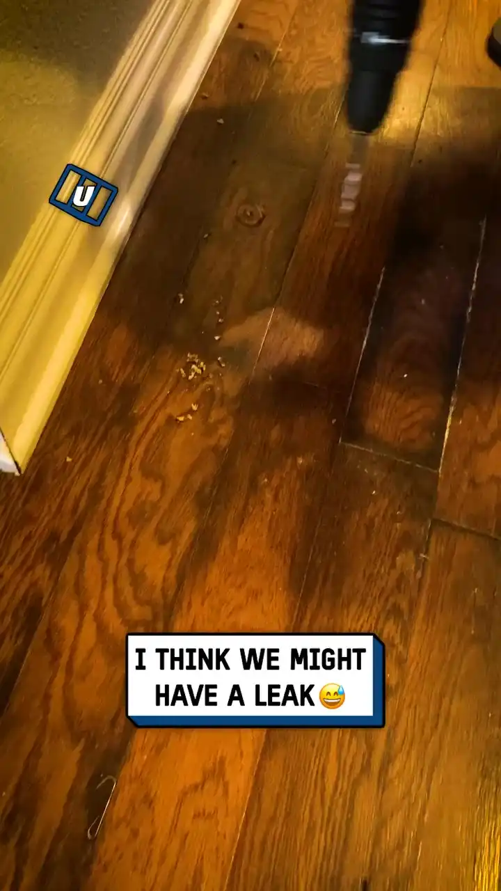 New dishwasher floods floors 😳💦