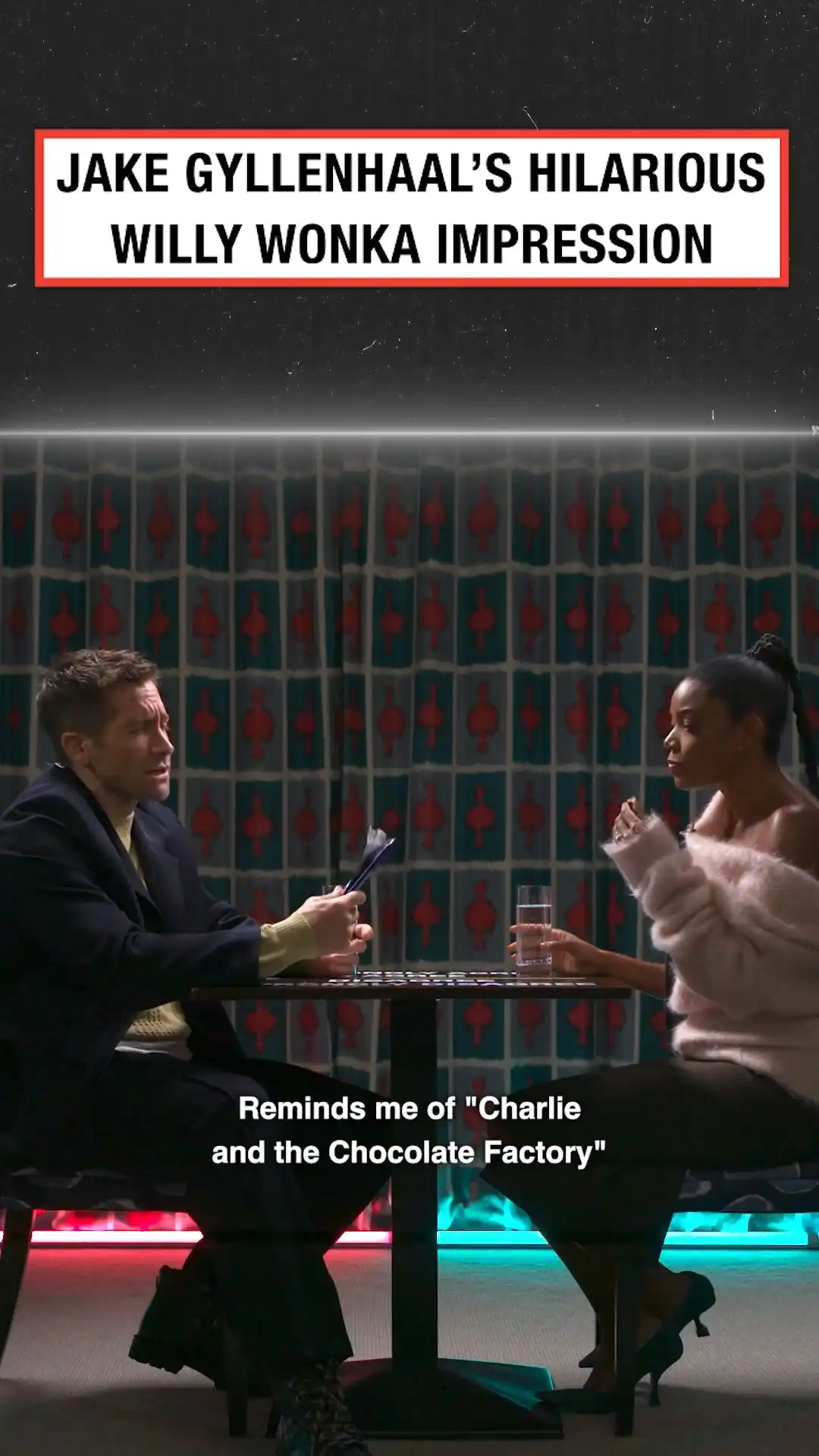 Jake Gyllenhaal’s UNREAL impression from Willy Wonka