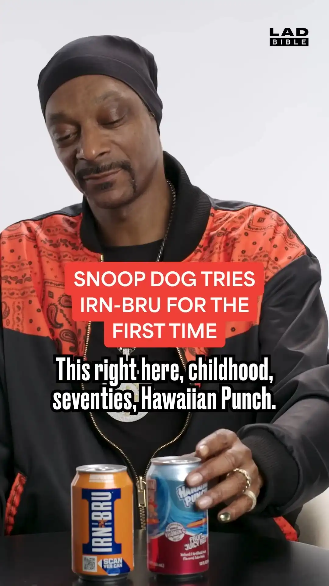 Snoop Dog did NOT like Irn Bru