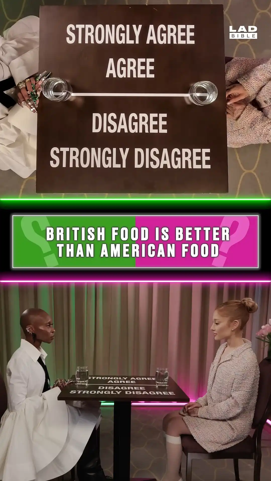 Ariana Grande & Cynthia Erivo Argue Over The Internet's Biggest Debates