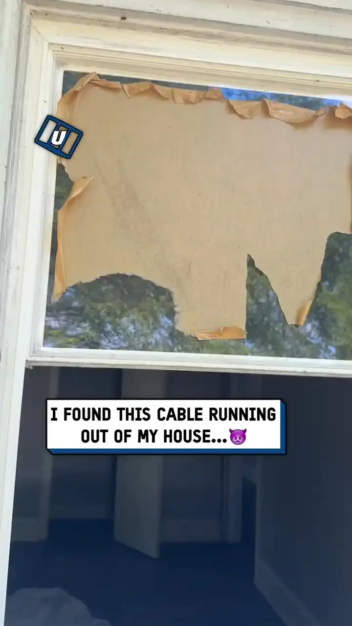 Caught neighbor stealing my power 😲🔌