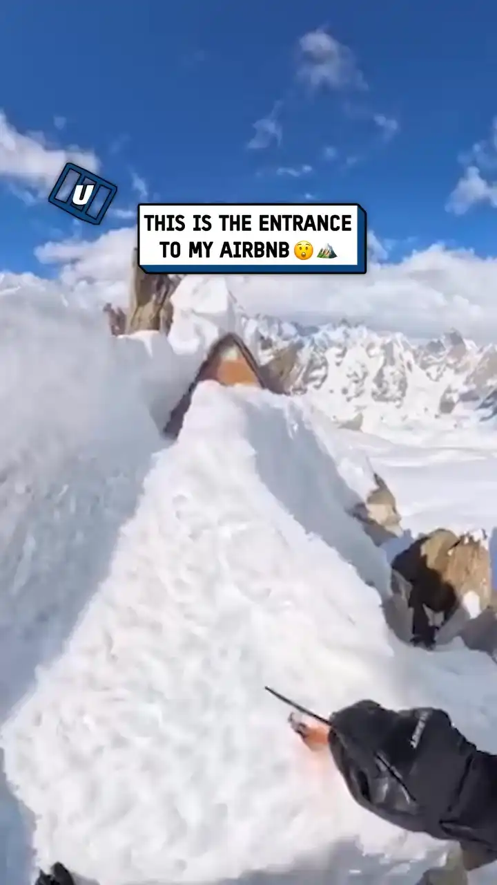 I had to climb up a mountain to get to my AirBnB... 😳🏔️ #fblifestyle