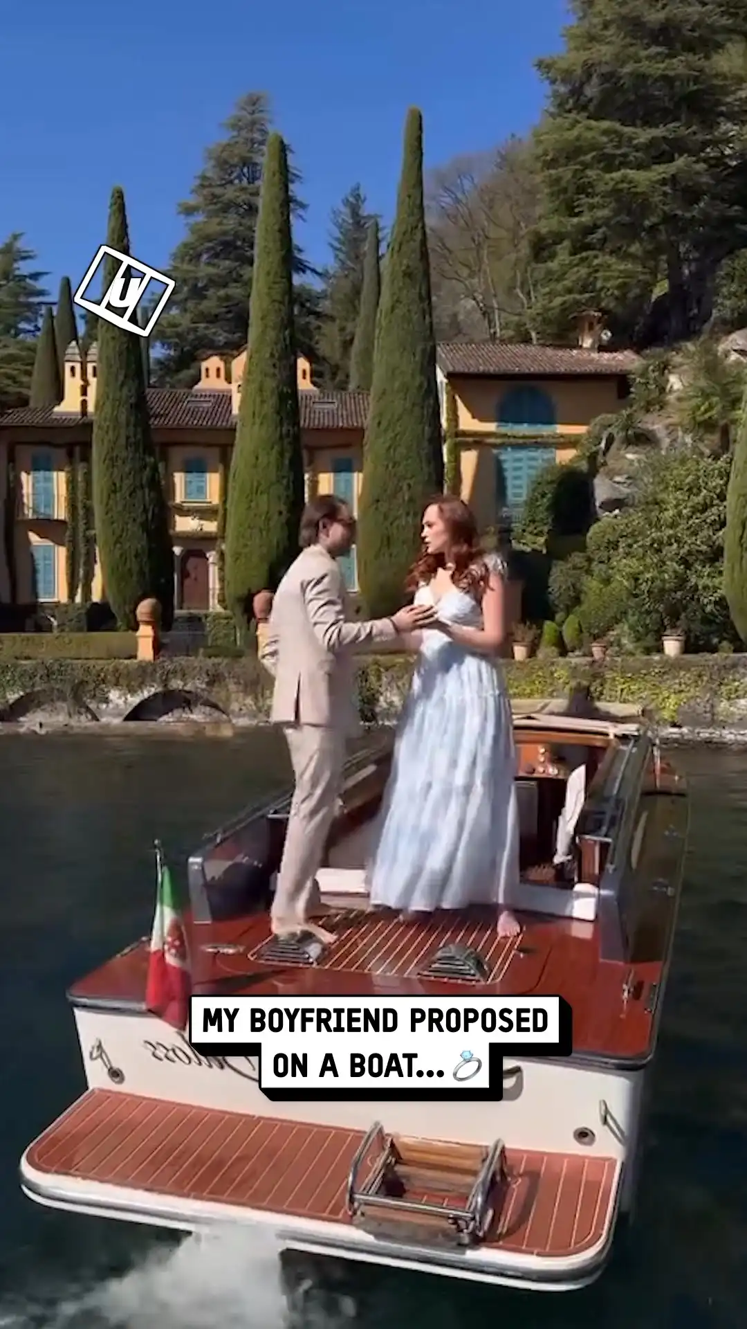 My proposal on a boat went so wrong 😩💍💦 #couples #proposal #fail