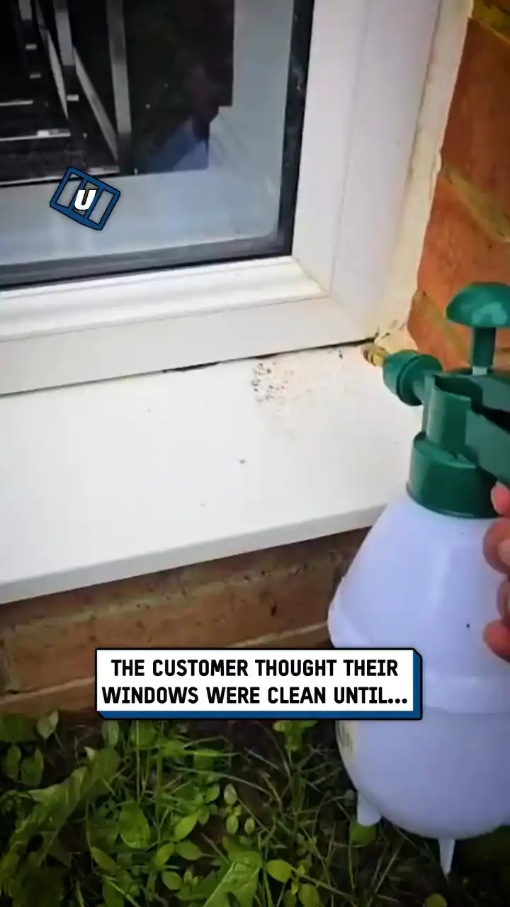 Satisfying window pressure wash 😳🫧
