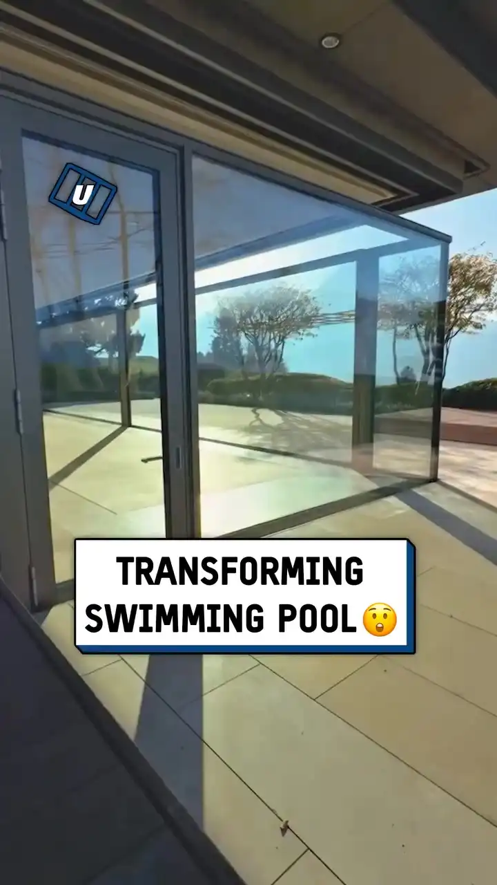 Transforming swimming pool 🏊‍♂️🤯