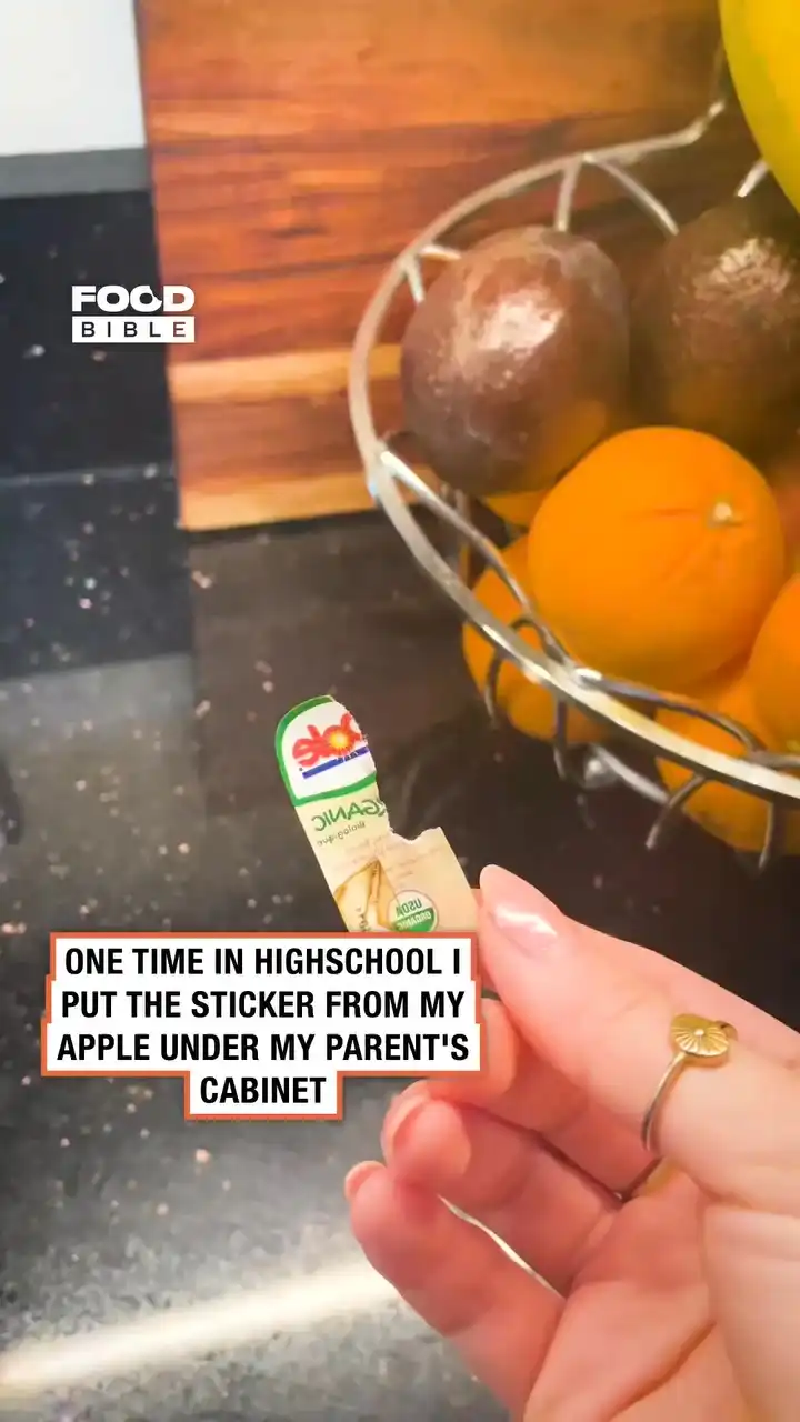 Stickers under cupboard 🙈