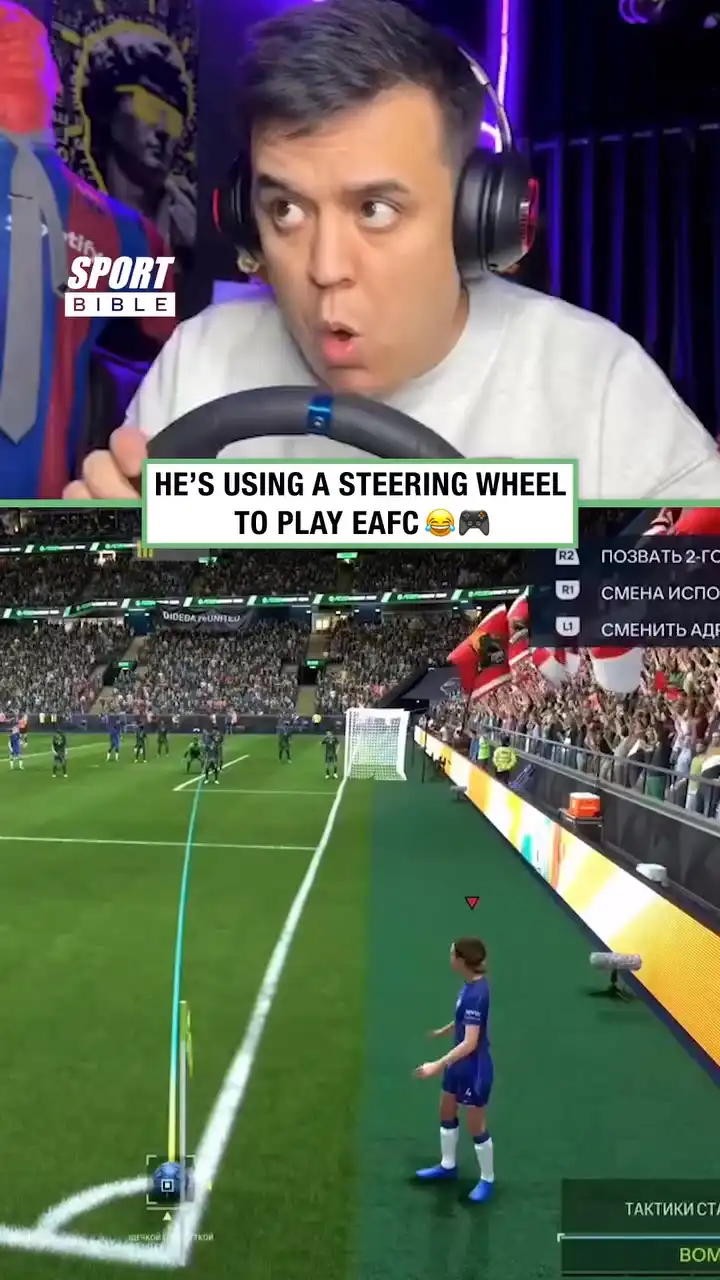 Playing EAFC With A Steering Wheel