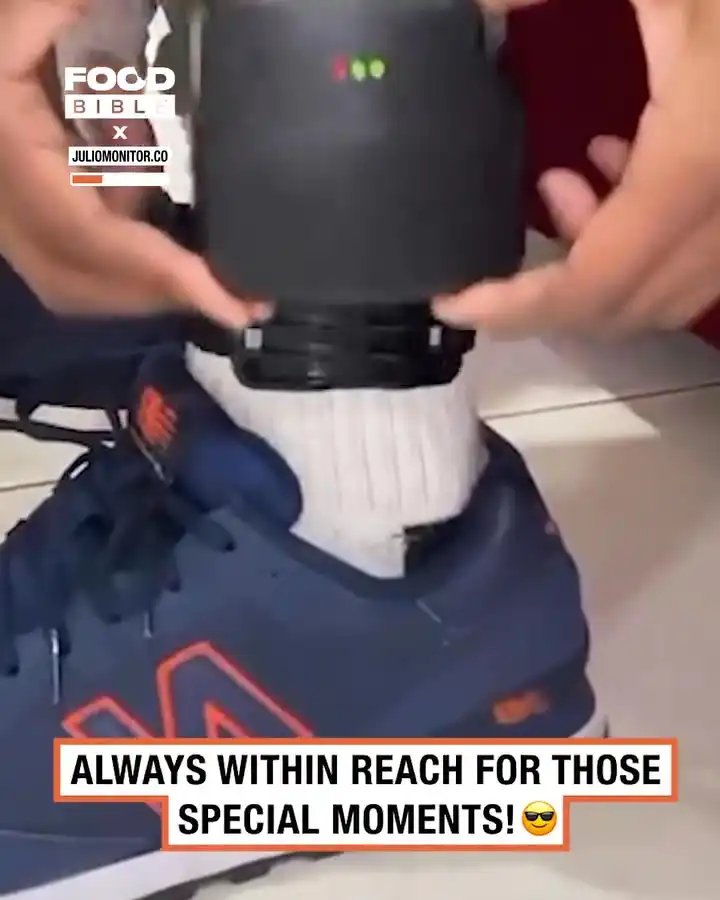 Hiding drinks in my ankle monitor 🤯🍺