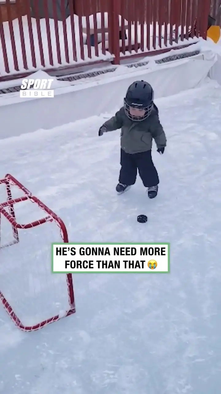 Lad Cheats At Ice Hockey