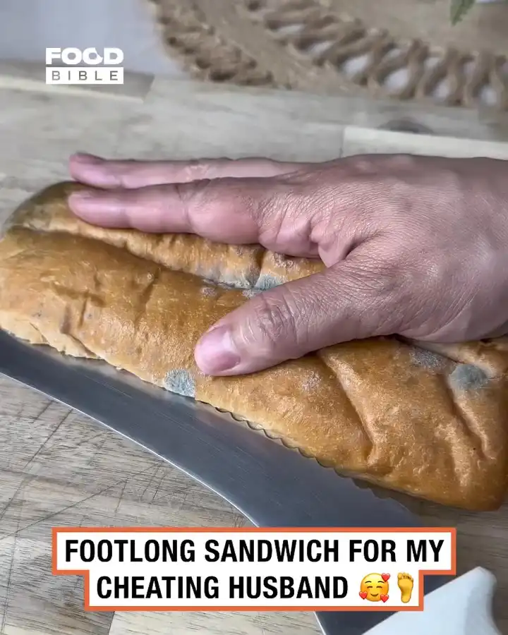 Footlong sandwich for my cheating husband 🥰🦶