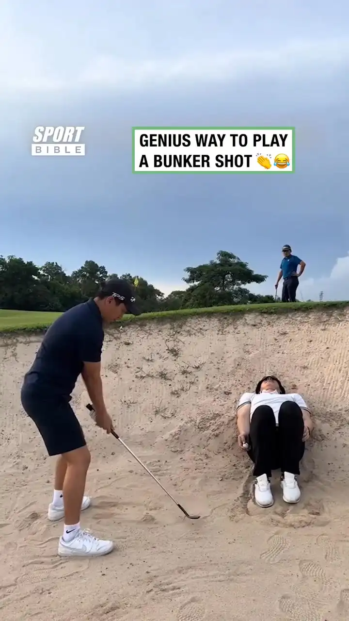 Genius Way To Play a Bunker Shot ππ»ββοΈππ»