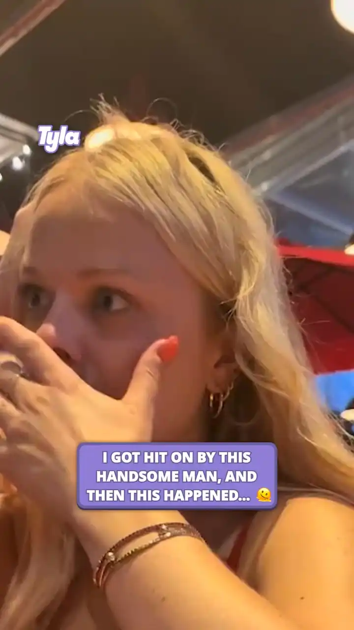 Hair extensions snap mid being hit on 😳