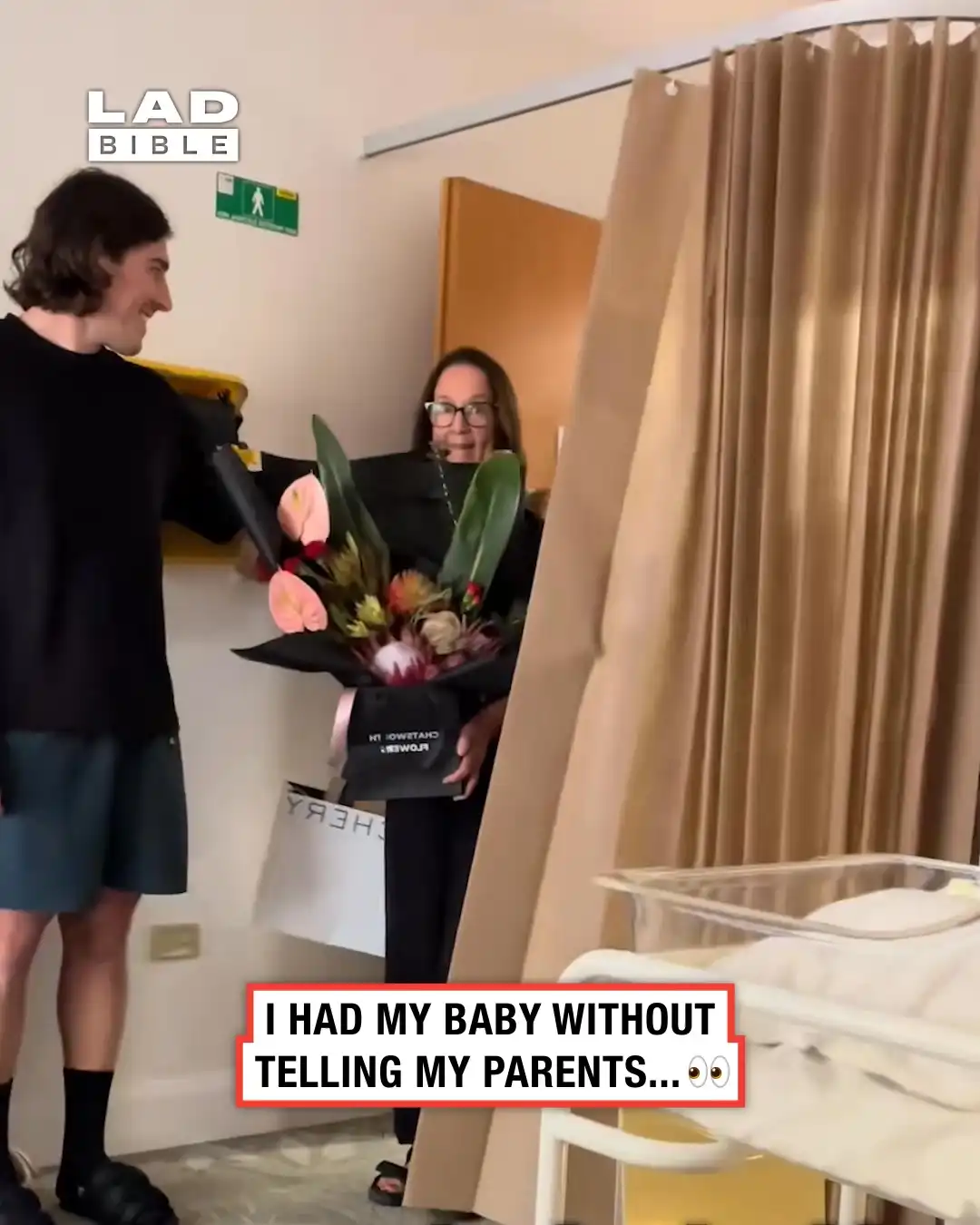 I didn't tell my parents I went into labour 😳