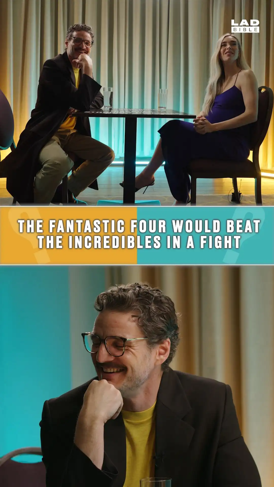 Pedro Pascal & Vanessa Kirby debate Fantastic Four vs. The Incredibles