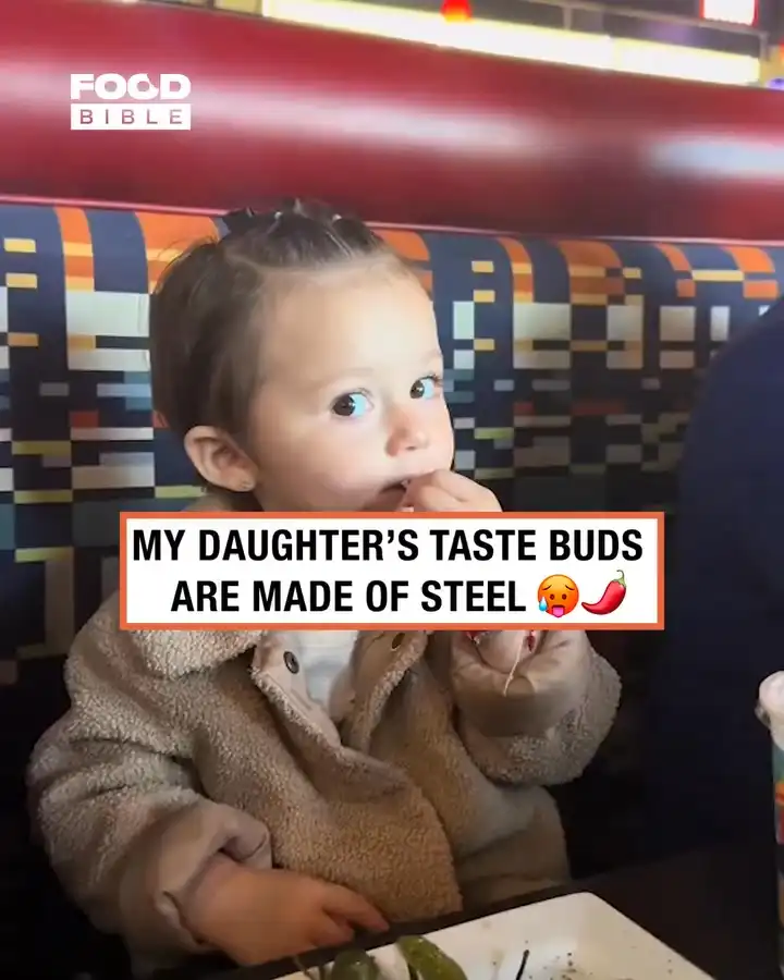 Daughter's taste buds are made of steel 🥵🌶️