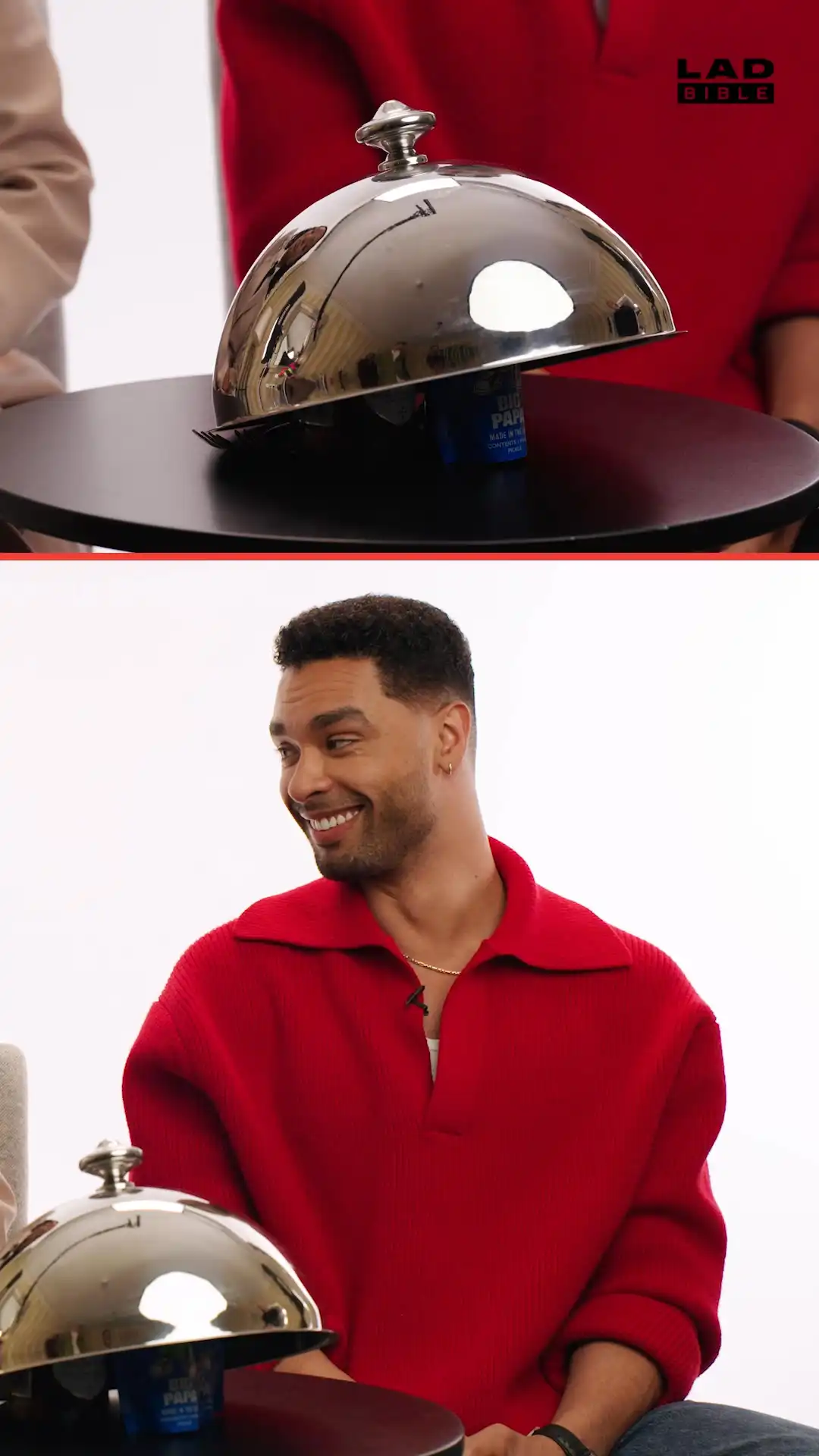 Regé-Jean Page & Halle Bailey try pickled onions