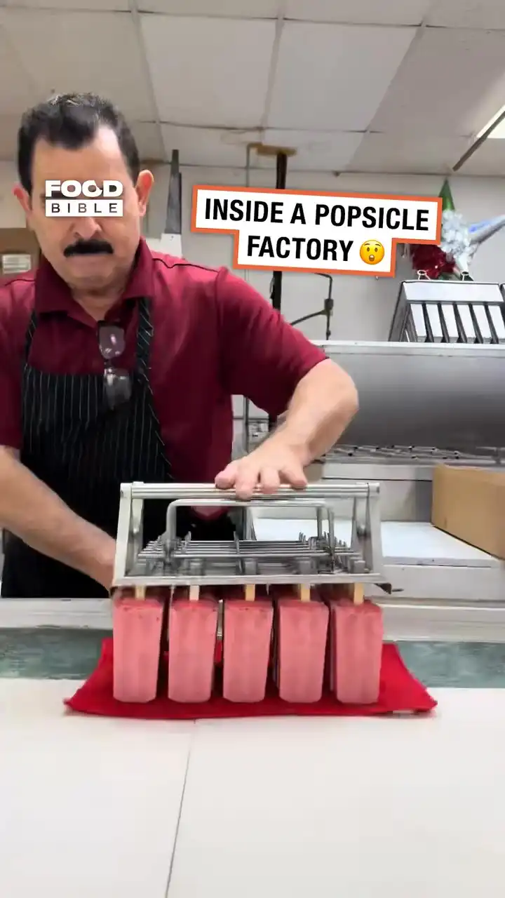 BTS of popsicle factory ❄️