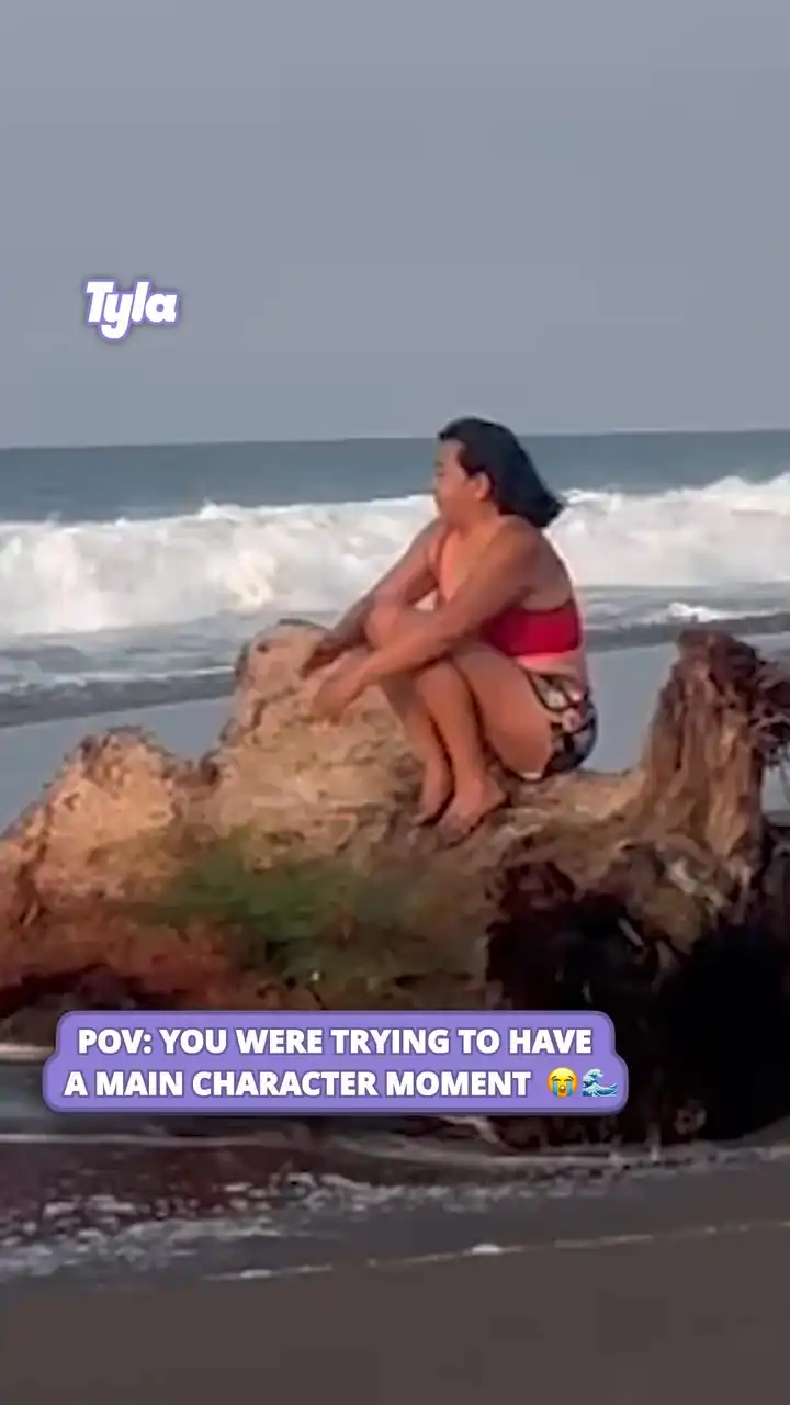 POV you were trying to have a main character moment 😭🌊