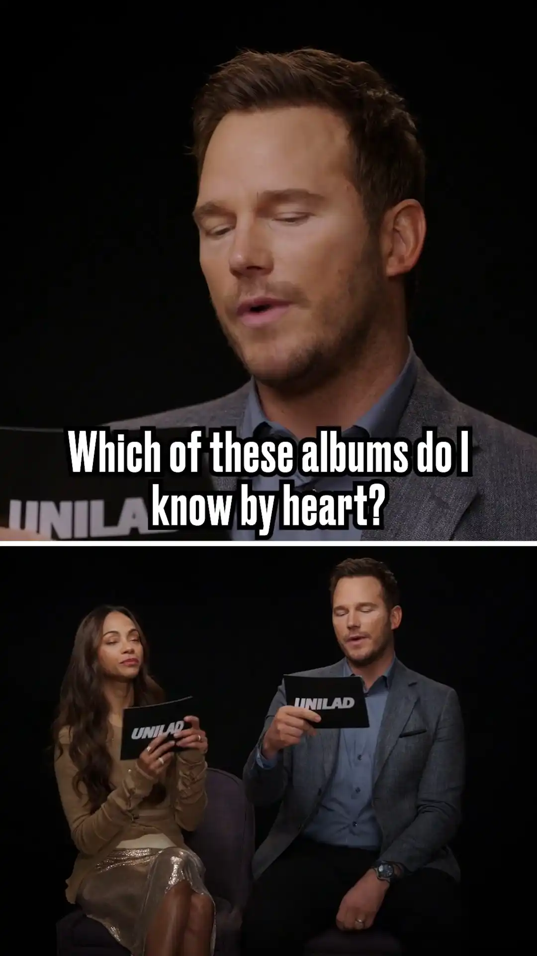 Chris Pratt and Zoe Saldaña rap Dr Dre 😆