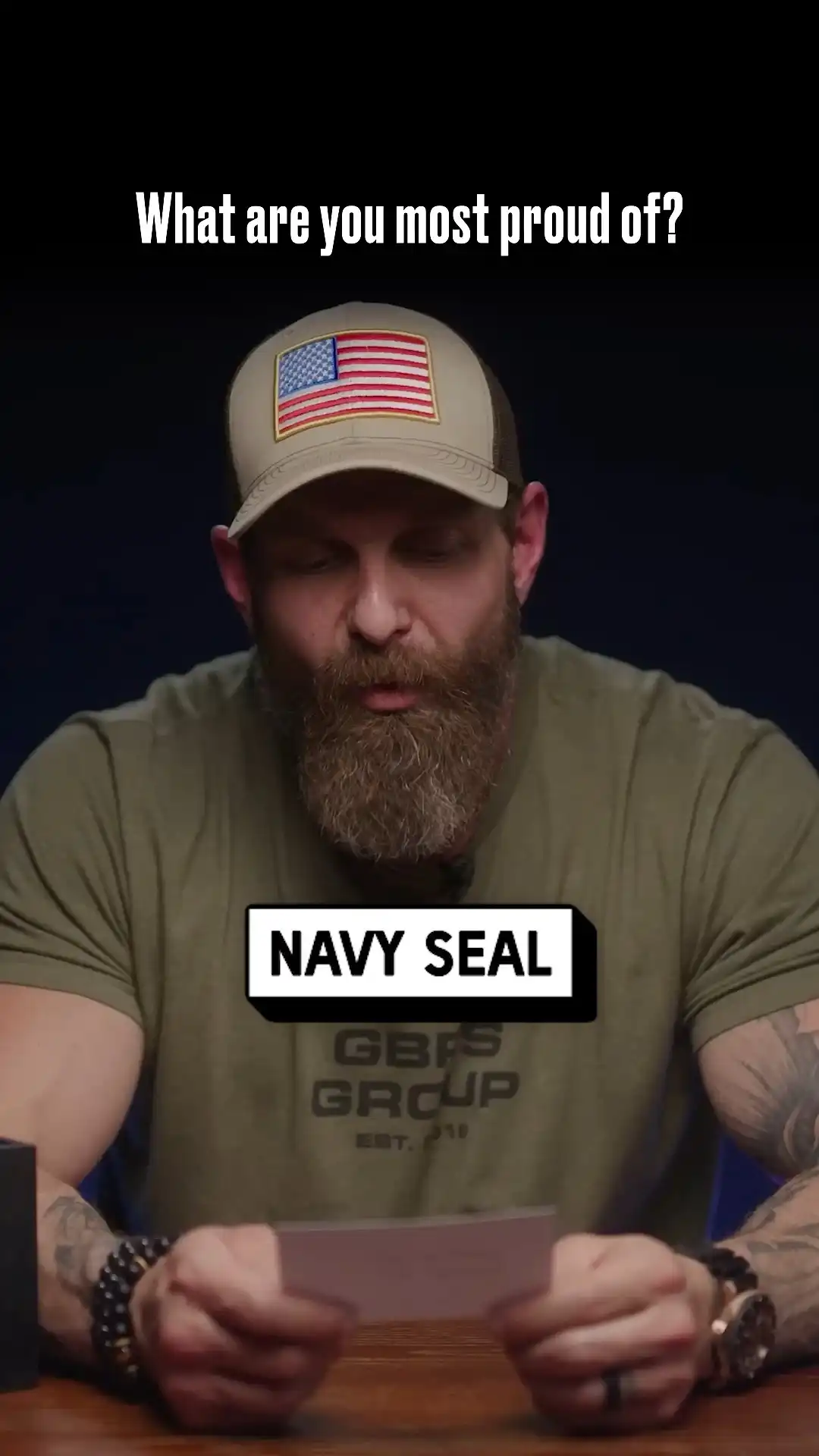 Navy Seal's Shares His Proudest Moment