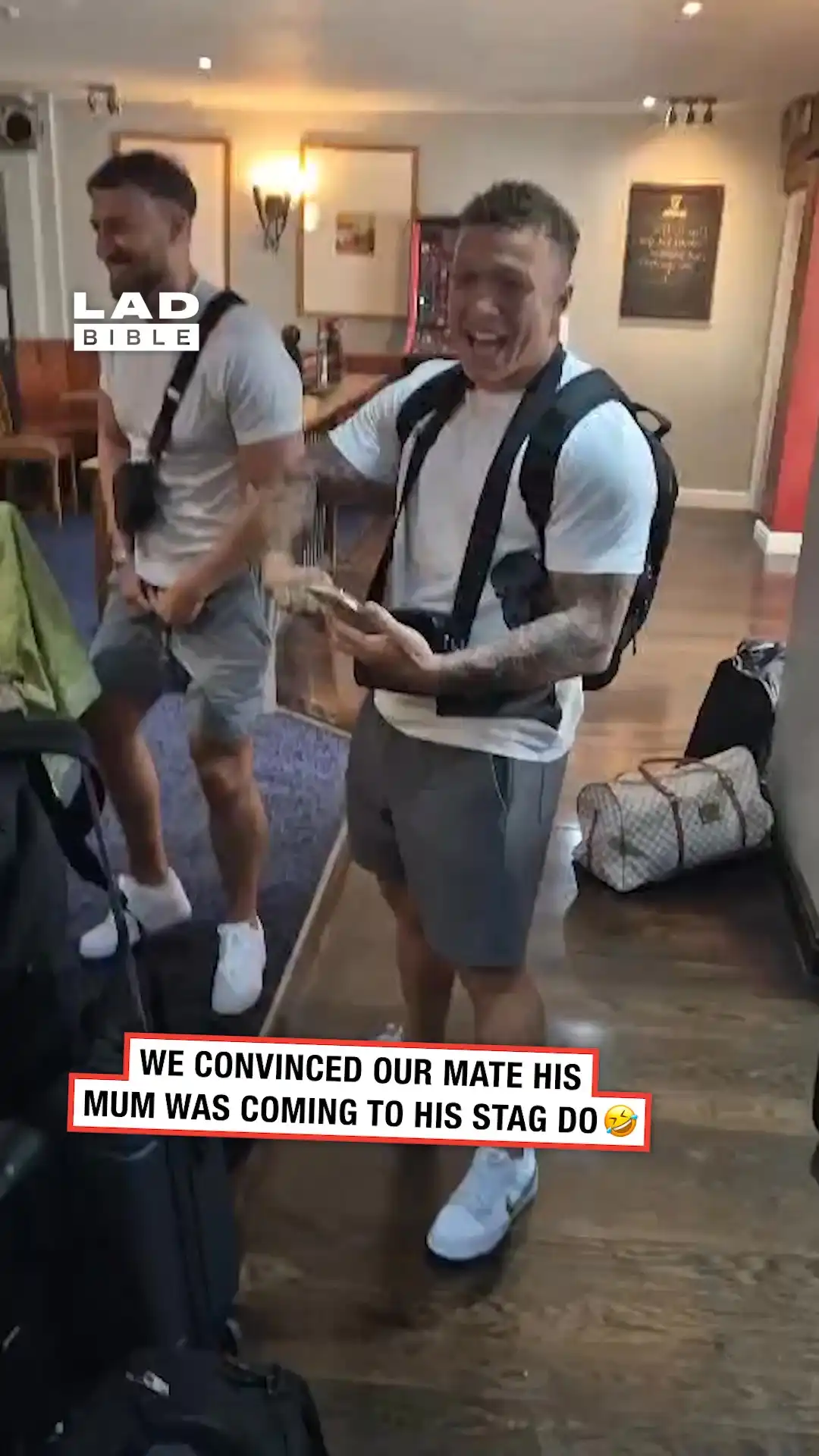 When mum joins you on the stag do π³π