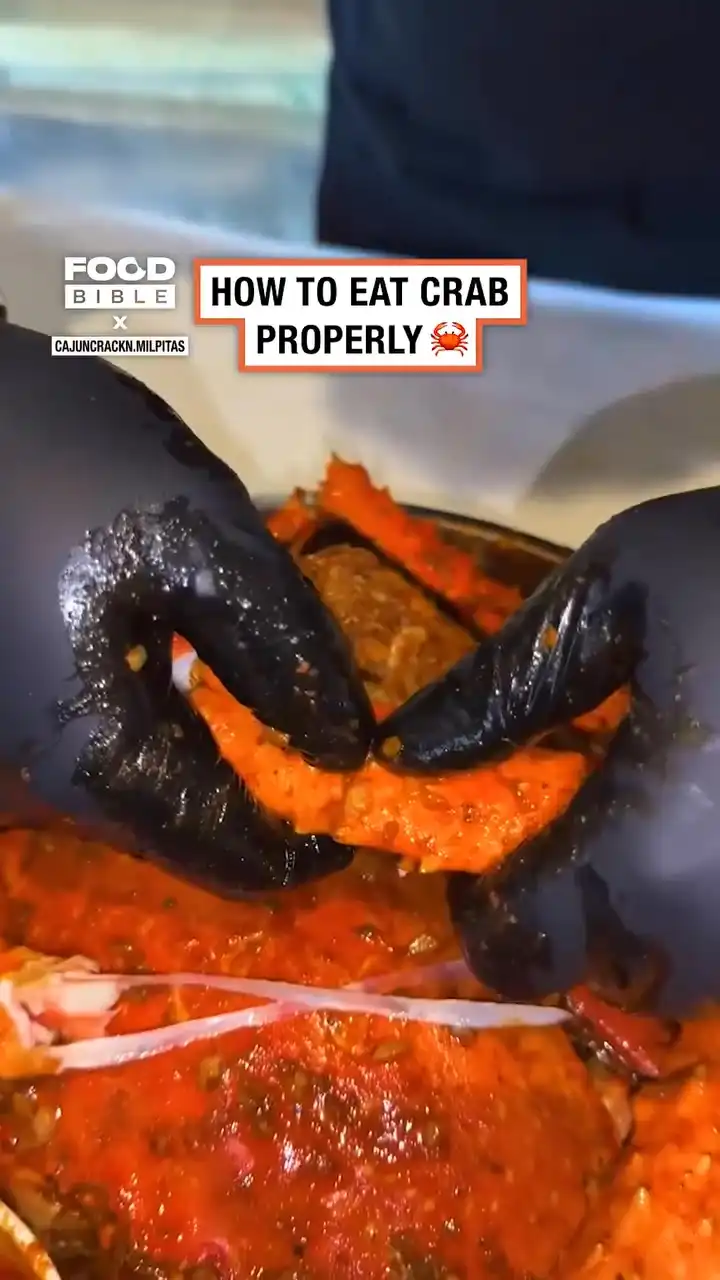 How to eat crab 🦀