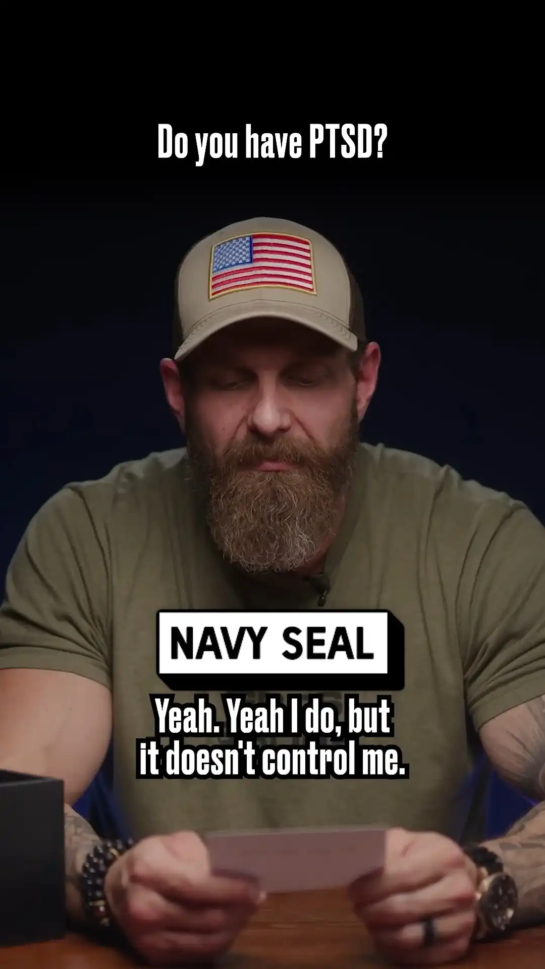 Navy Seal talks through his PTSD