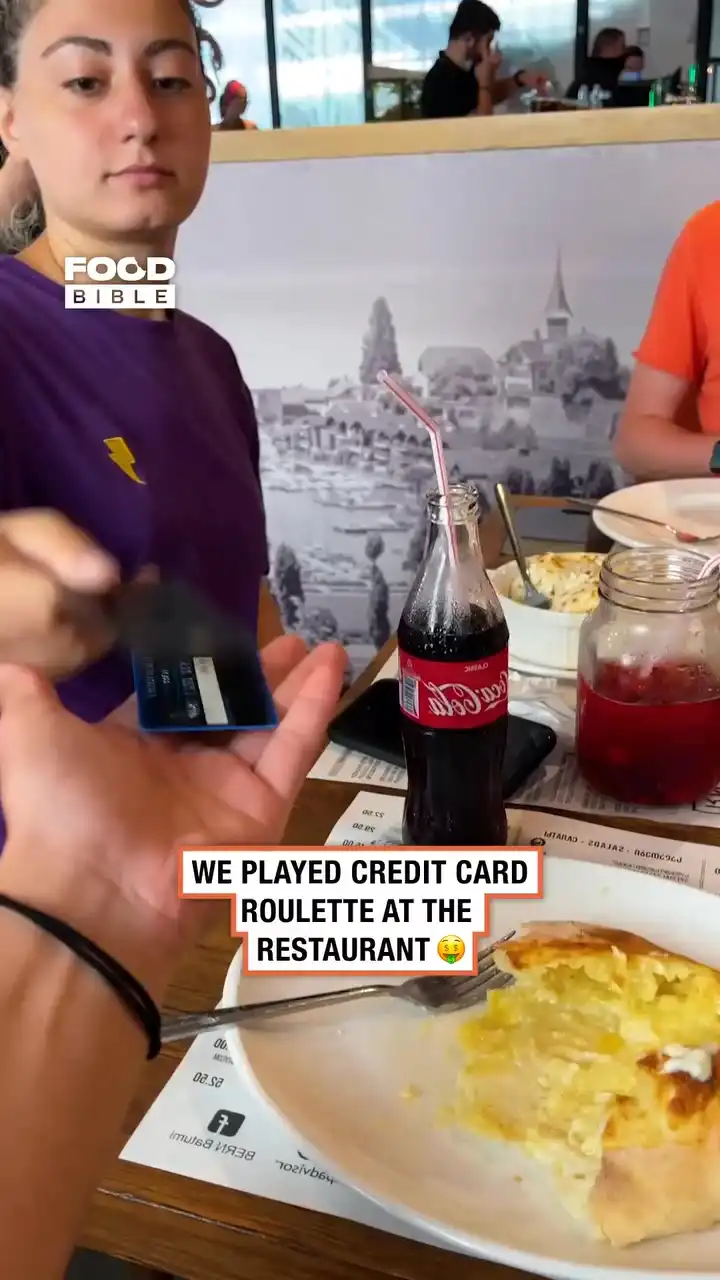 Friends play credit card roulette 🫣