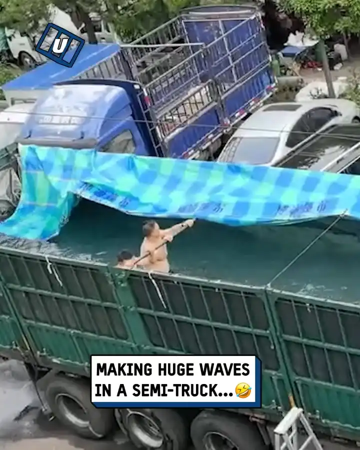 DIY truck wave pool ππ
