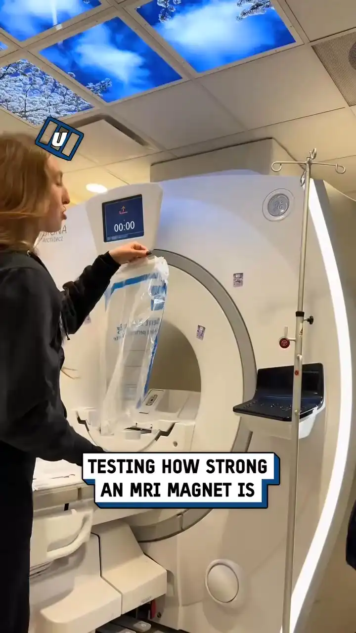 How strong is an MRI magnetic field 🧲😲