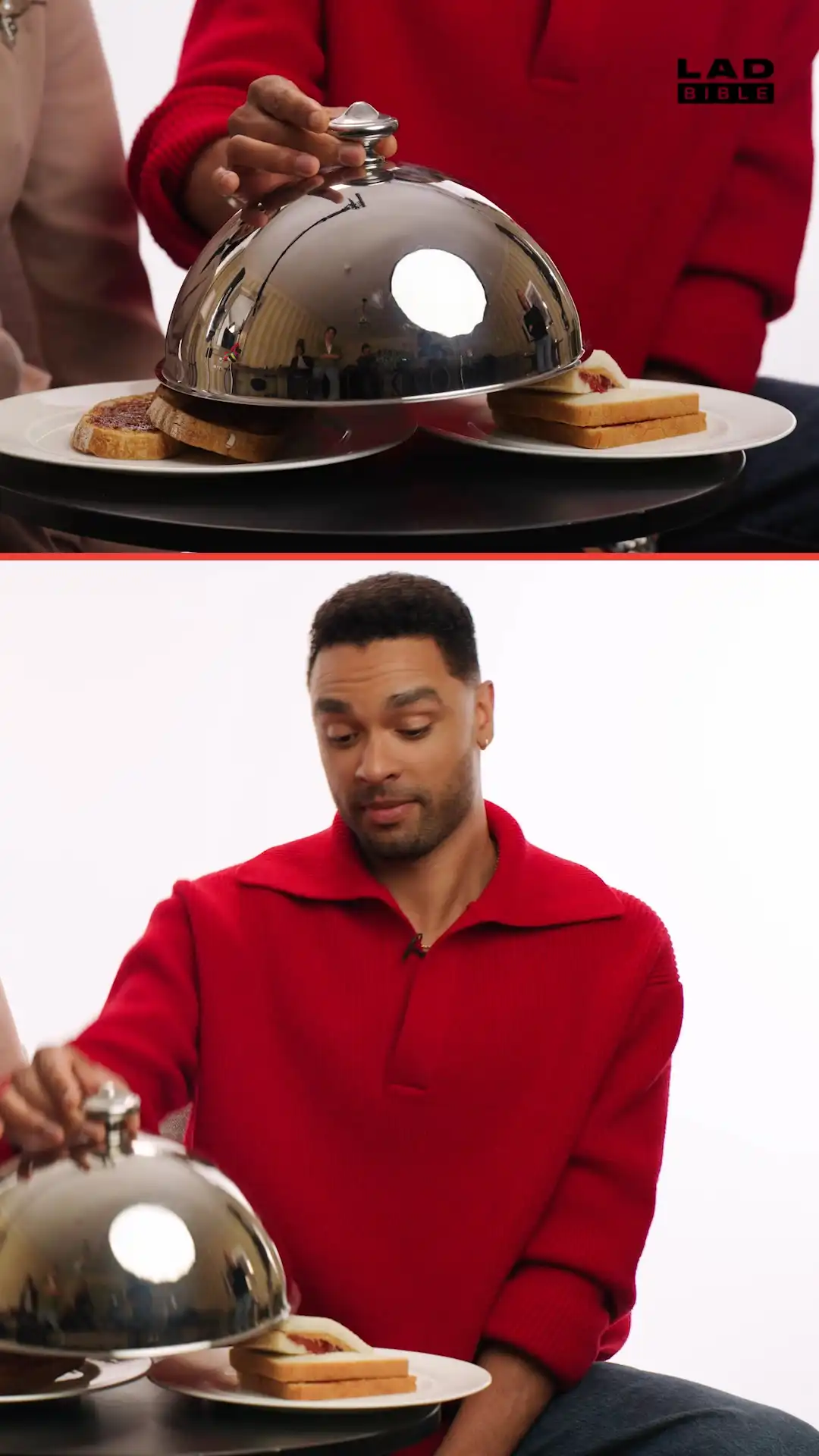 RegΓ©-Jean Page & Halle Bailey compare Marmite to Peanut, Butter and Jelly