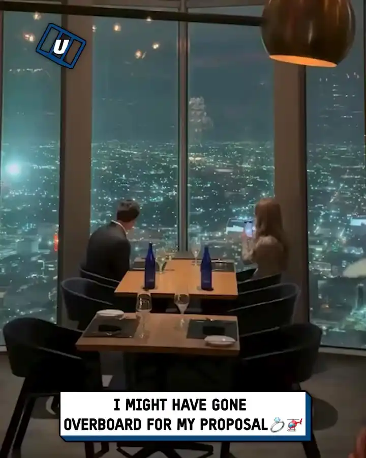 Helicopter proposal 🚁💍