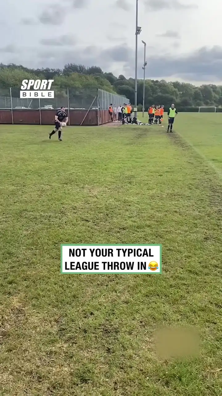 Not Your Typical Sunday League Throw In 😂⚽️