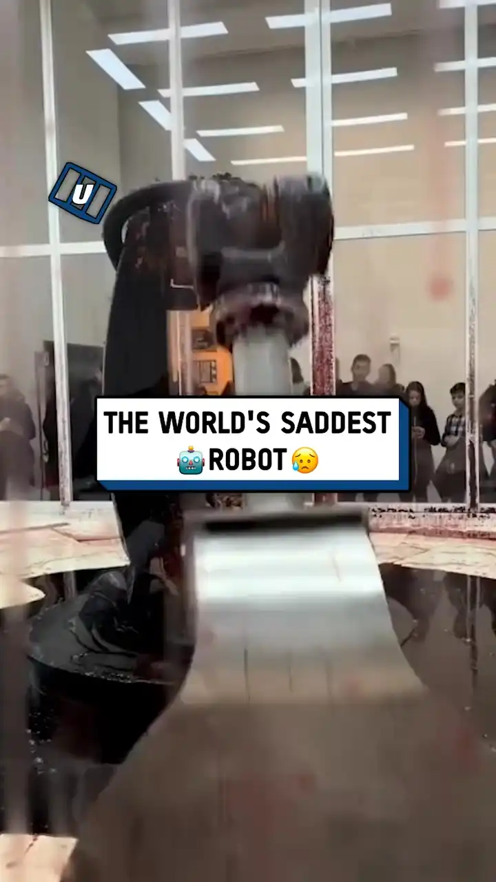The world's saddest robot 🤖😢