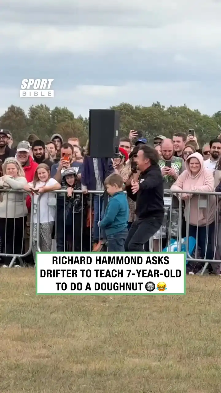 Richard Hammond Picks 7-Year-Old Drifter To Do Doughnuts