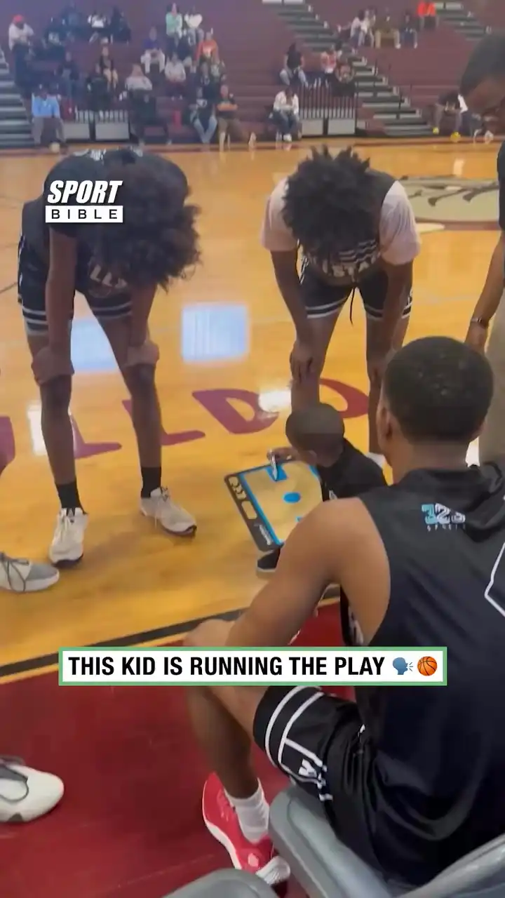 Kid Coach Is Running The Play