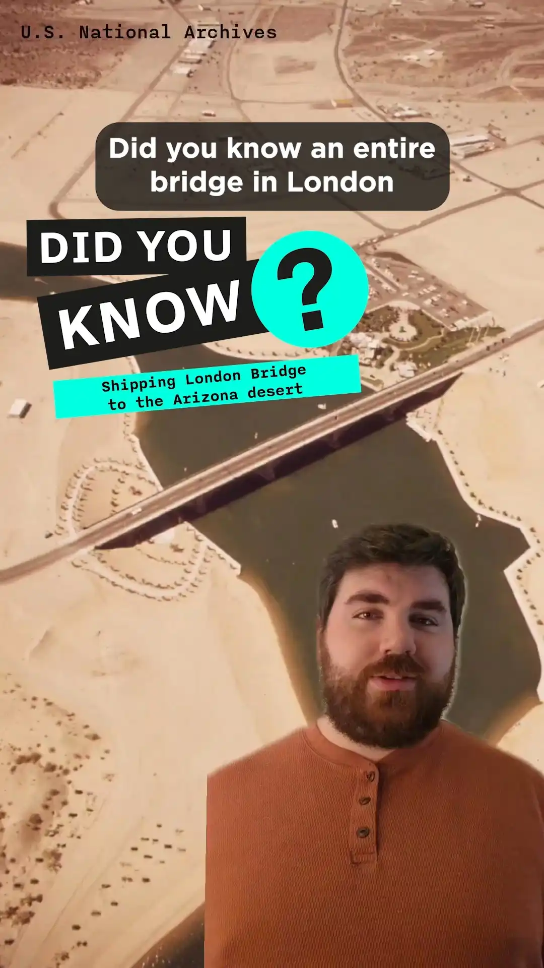 This is the reason a bridge was shipped 5000 miles from London to Arizona.