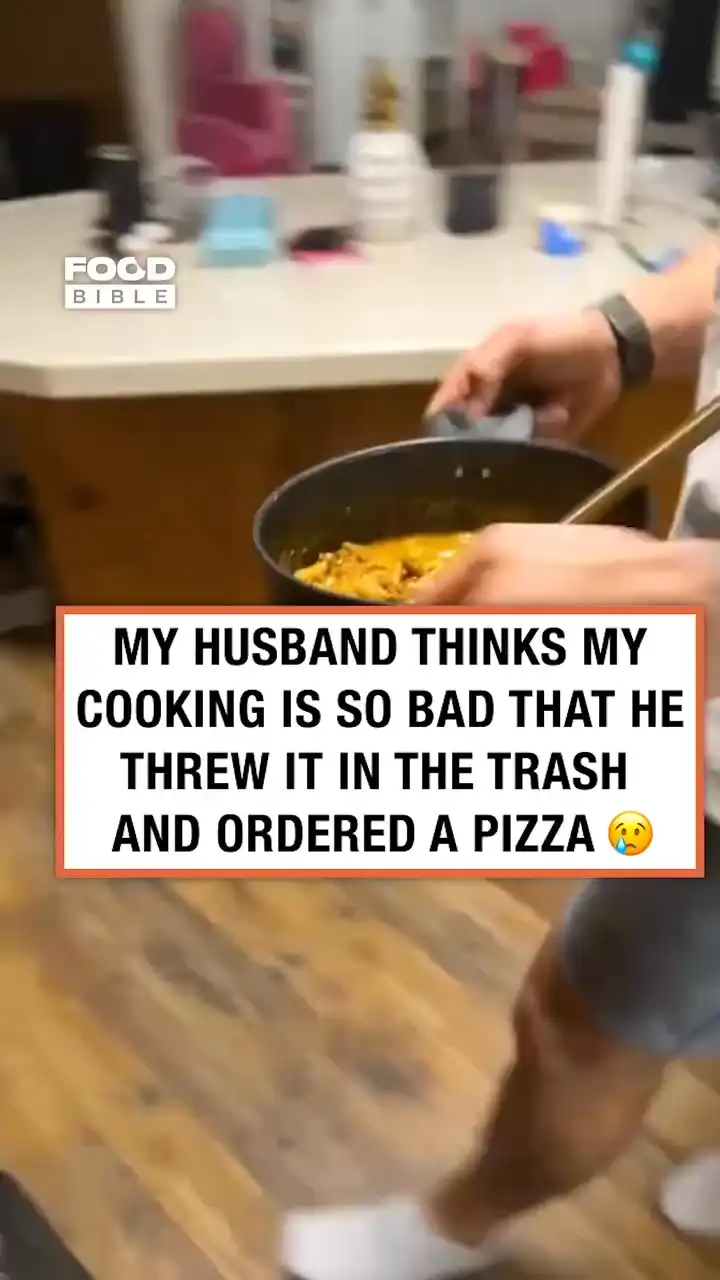 When your husband isn't a fan of your food 😅