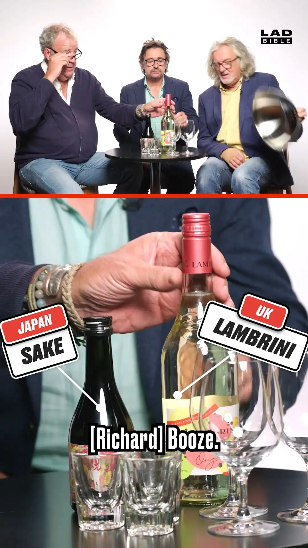 Clarkson, May & Hammond try Lambrini